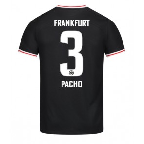 Eintracht Frankfurt Willian Pacho #3 Replika Udebanetrøje 2023-24 Kortærmet